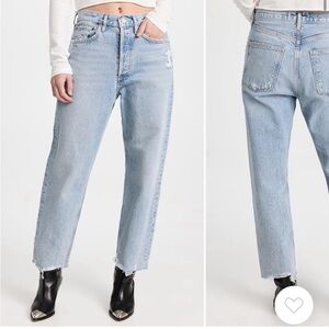 Agolde 90s mid rise crop